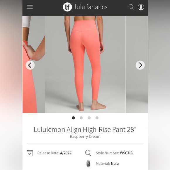 Lululemon Align 6 28” - Picture 6 of 11